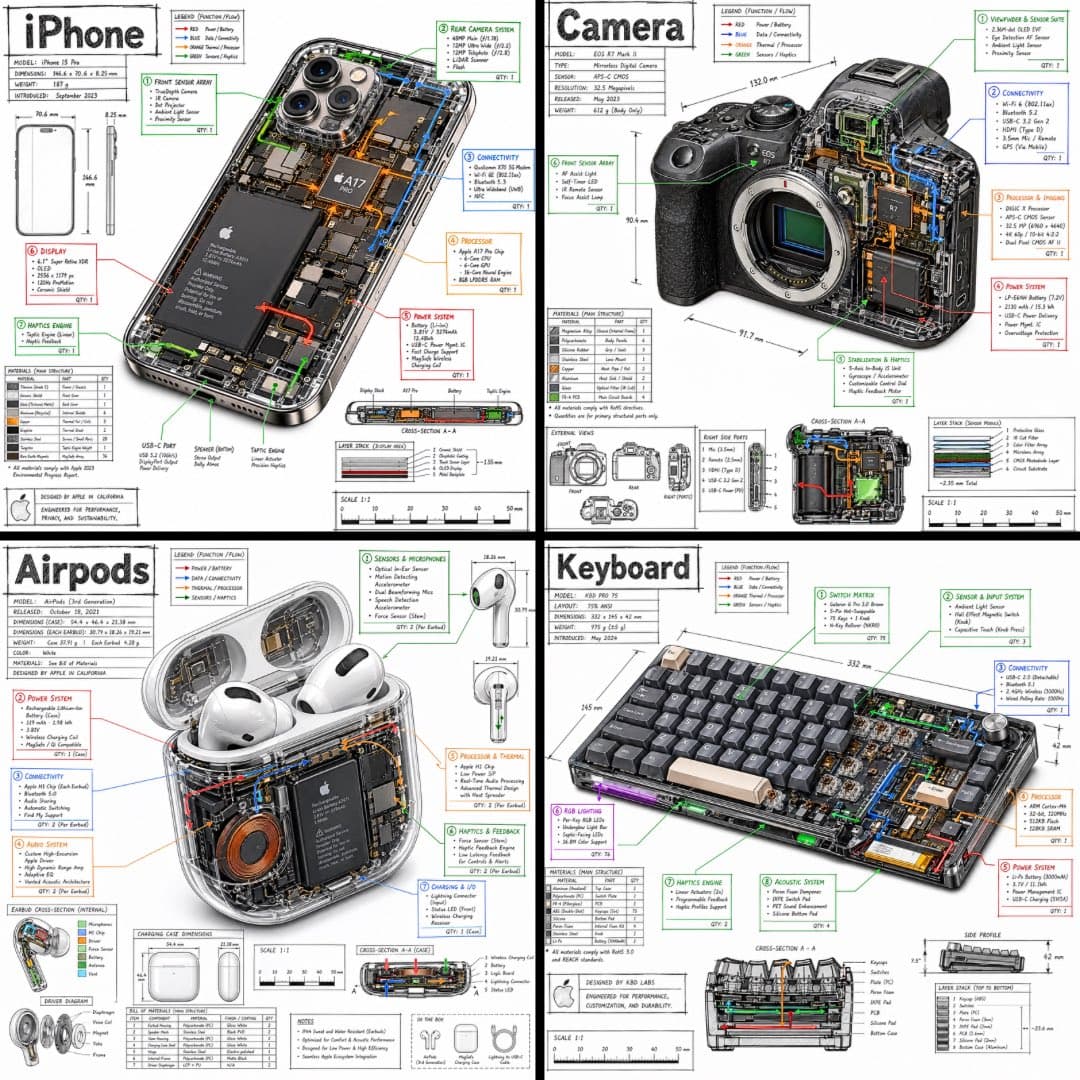 Information visualization, map, and infographic layout